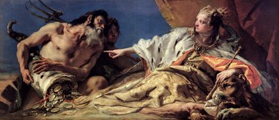 Neptuno ofreciendo regalos a Venecia de Giovanni Battista Tiepolo